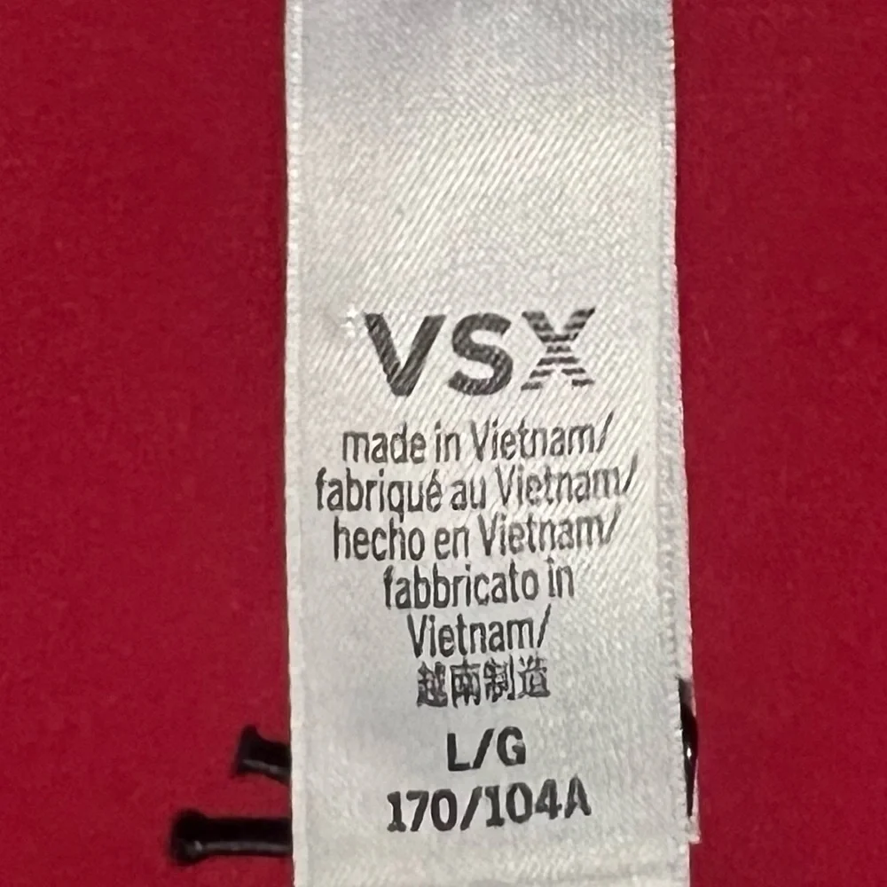 Victoria’s Secret VSX Elevate Tee Red Size Large Performance Top Crew Neck - Picture 5 of 12